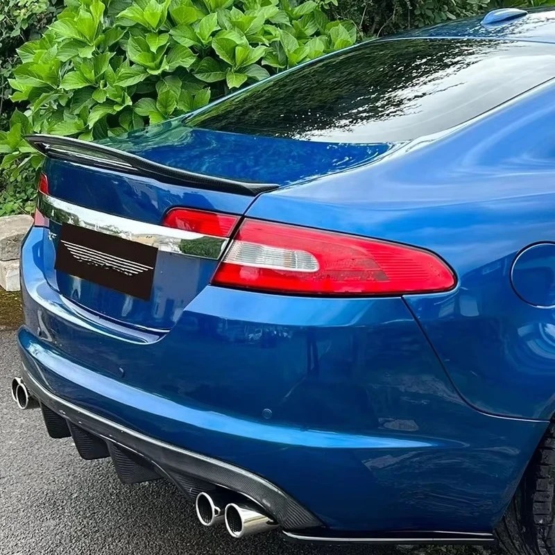 Carbon Fiber Rear Spoiler for XF XFR XFR-S X250 Body Kits Tail Wing Accessories